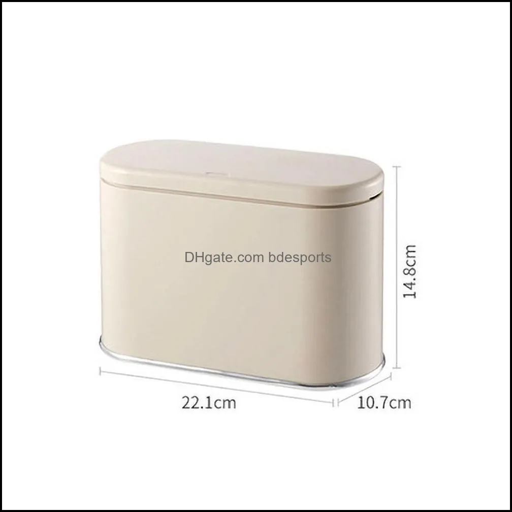 desktop Sundries trashs cans Nordic bedroom small mini office desk waste bin home table household mini trash can RRB14521