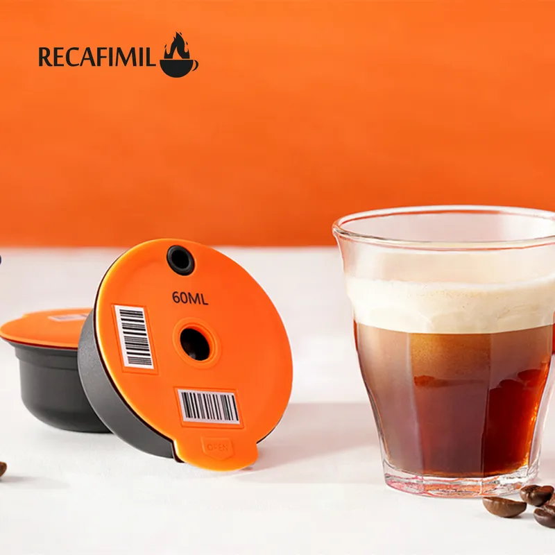 BO-SCH MAKİNESİ İÇİN Yeniden Kullanılabilir Kahve Kapsülleri Silikon Kapaklı Özel Bosch Filtre Bardakları Özel 220509