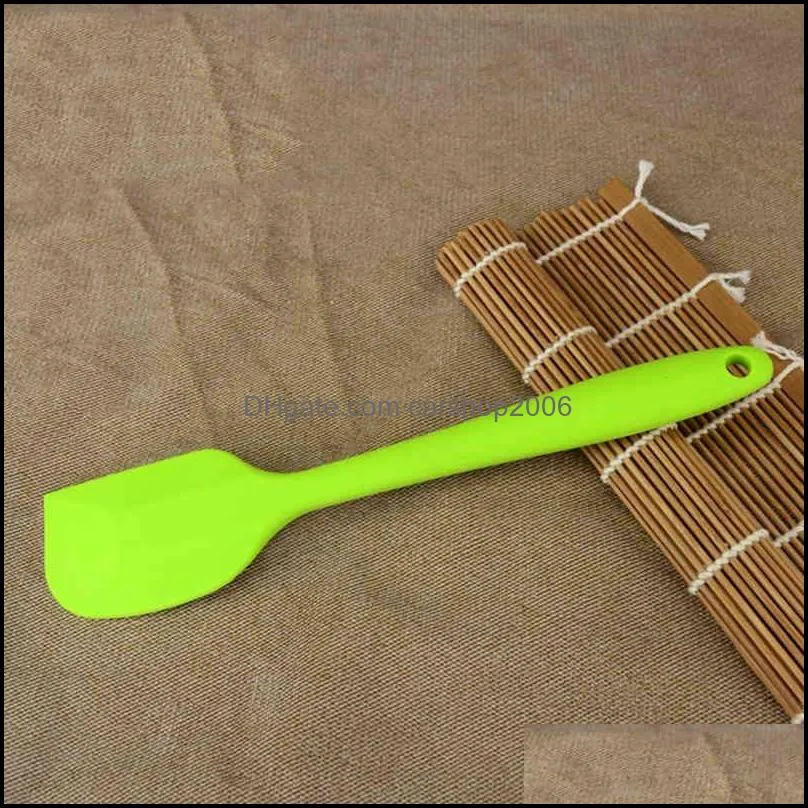 kitchen silicone cream butter cake baking spatula scraper brush mixer brushes tool kitchenware high temperature resistance irregular shape vtm