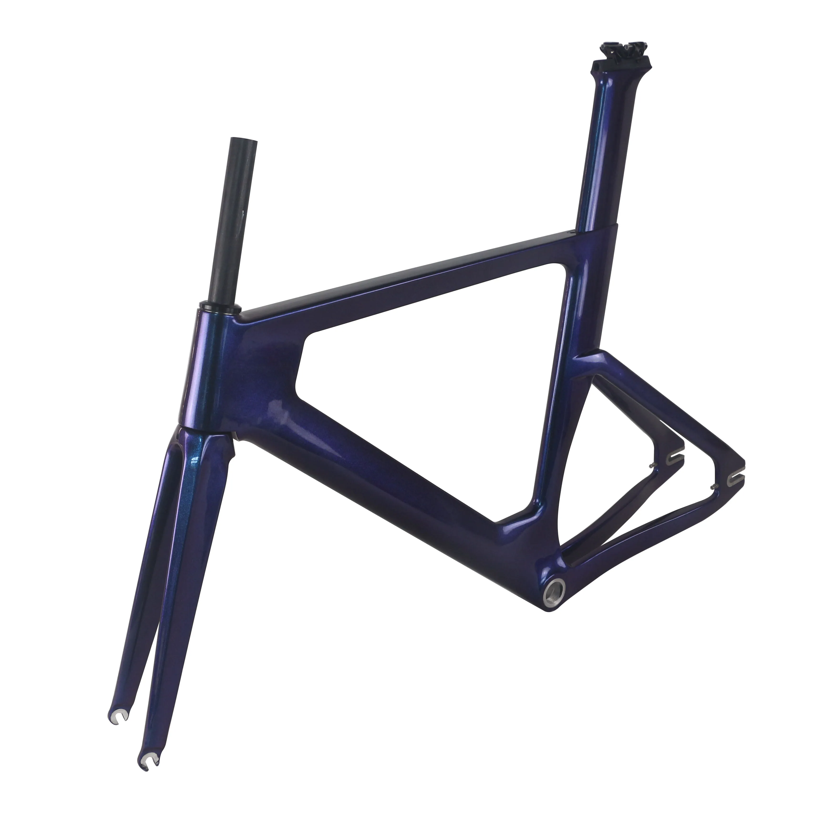 Chameleon paint T800 Toray Carbon Fiber BSA 49/51/54/57cm Size Aero track frame TR013 With Front Brake Hole