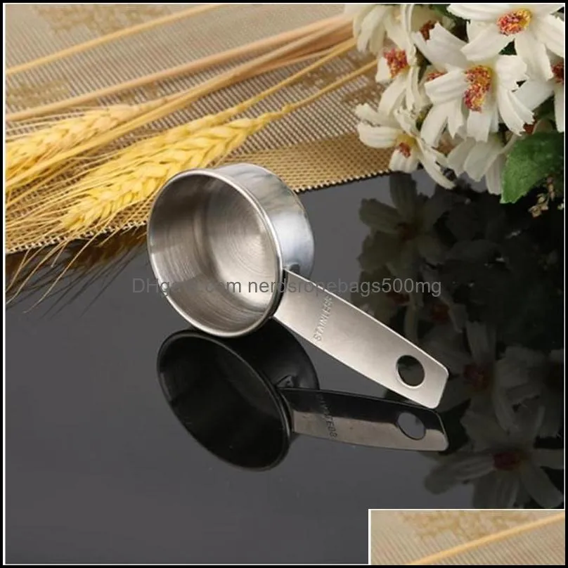 Dessert measuring Tools stainless steel measuring spoons kitchen baking tool coffee beans counting cup Seasoning quantity spoon 158 N2