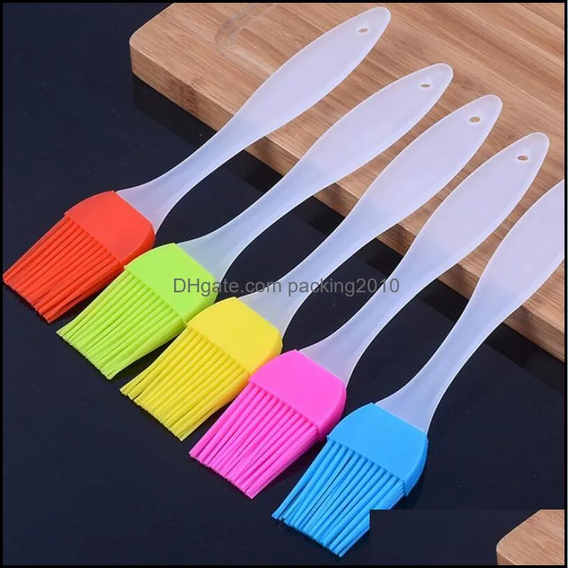 bakeware silicone butter brush bbq oil cook pastry grill food bread basting brushes kitchen dining tool zwl431