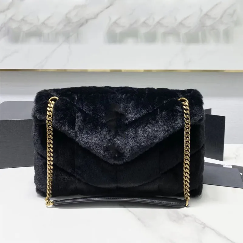 Shoulder Bags Messenger Bag Designer Crossbody Nylon bags Quilted Flap Handbag Fashion Women Totes Top Quality Printed Chains Lady Genuine Leather Banquet Black
