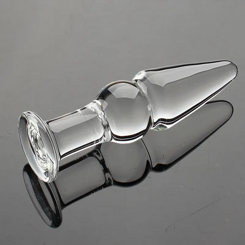 Énorme verre plug anal jouets sexy pour femme lesbienne G SPOT gicler cristal grosses perles GAY stimulateur de prostate anus BUTTplug