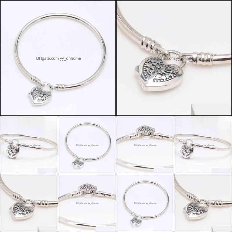 Hot Selling Pandora2022 Ins New  New Life Tree Bracelet Female New Heart-shaped Family Tree Bracelet Jewelry Female Versatile