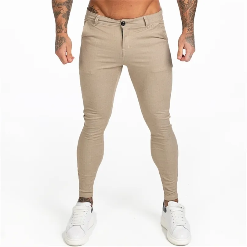 Tight clearance ankle khakis