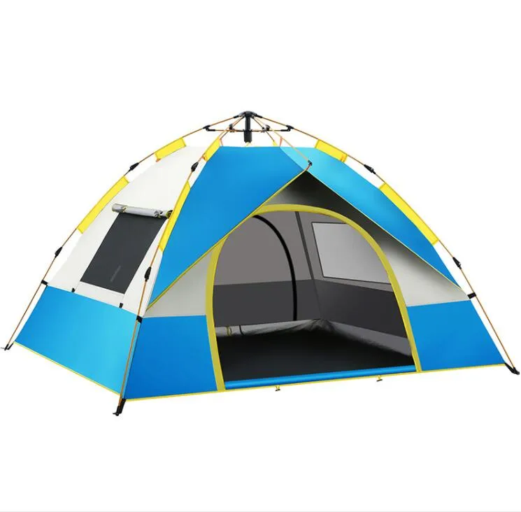 Outdoor campingtenten waterdichte koepel backpacken tent voor resort automatisch op strandreizen familie wandelpicknick luifel tenten