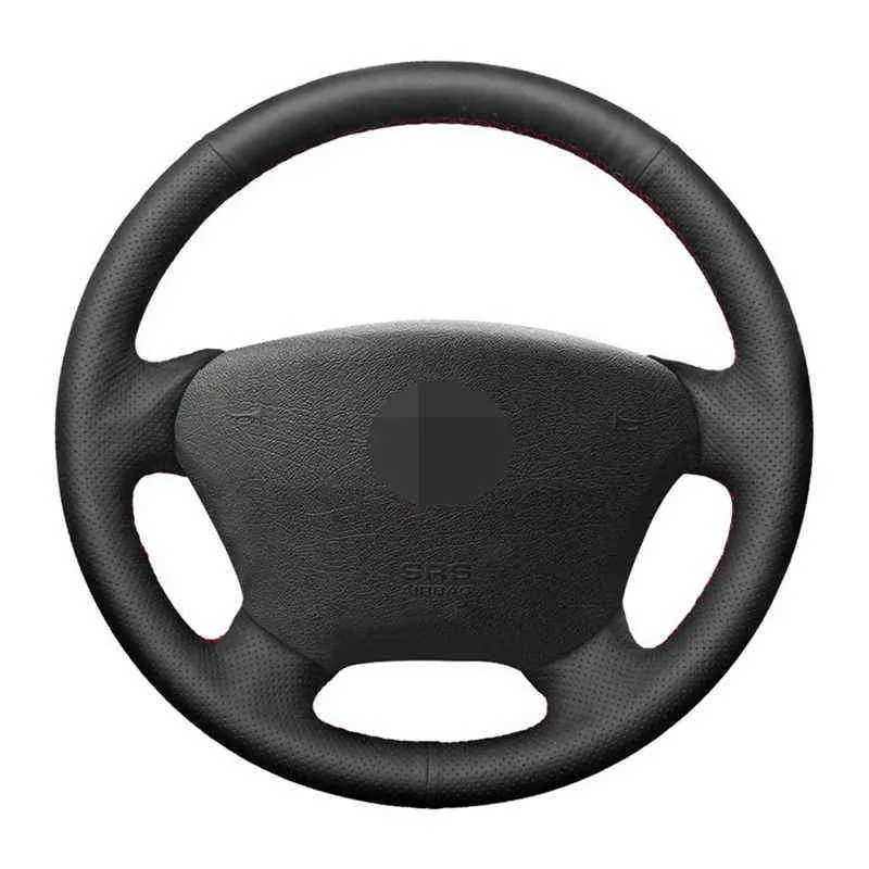 Customized Synthetic Leather Car Steering Wheel Cover For Mercedes Benz MClass W163 1998 1999 2000 2001 2002 2003 20042005 J220808