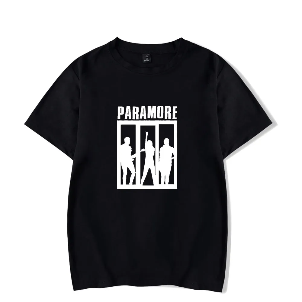 Paramore Merch 티셔츠 남성/여성 상단 짧은 슬리브