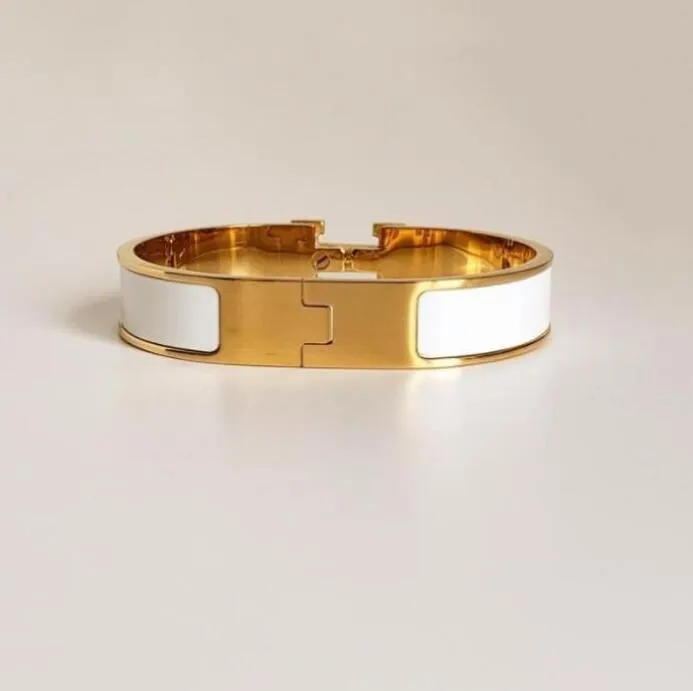 Brazalete de diseño de diseñador de alta calidad, pulsera con hebilla dorada de acero inoxidable, joyería de moda, pulseras para hombres y mujeres 0001200l