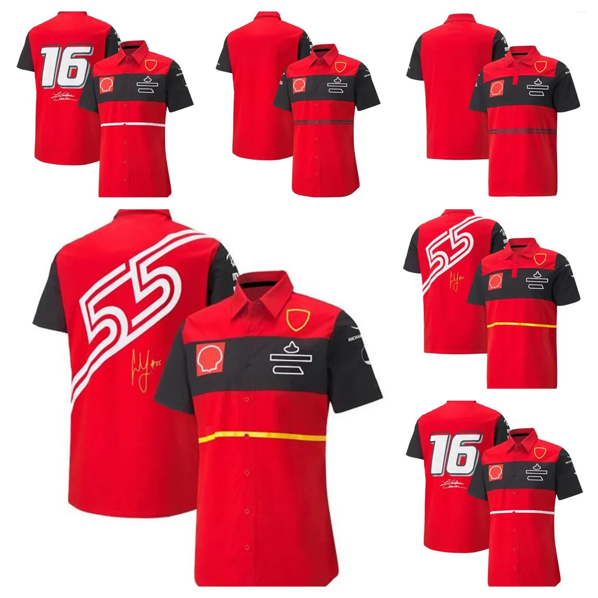 POLO de course F1, chemise à manches courtes de l'équipe d'été, même personnalisé