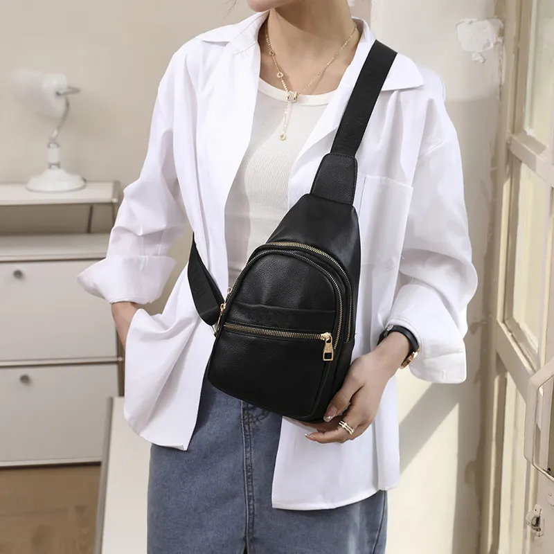 Mode femmes Messenger sacs japonais petit sac à bandoulière décontracté femme marque cuir nouveau hiver poitrine