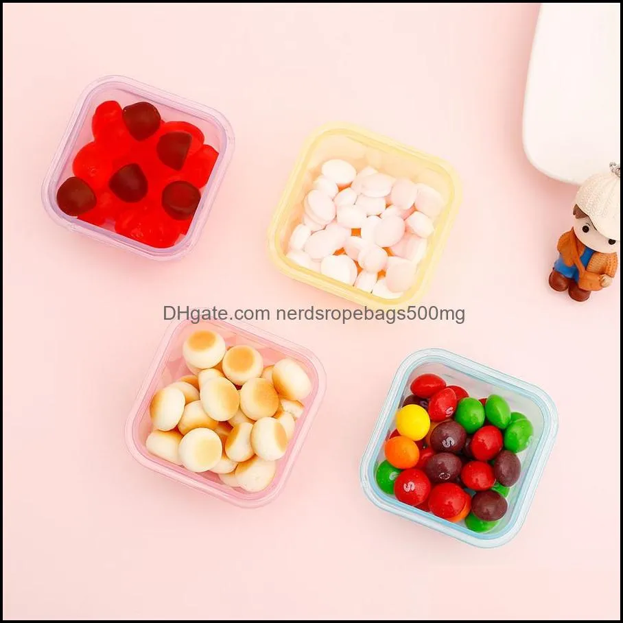 60ml mini food grade -keeping box plastic auxiliary storage box seasoning sub packaging sealing hamster grain