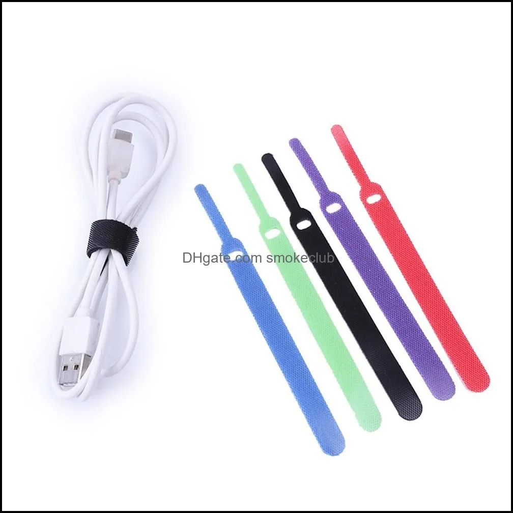 20pcs Earphone Cable Winder Organizer Office Desk Accessories Wire Storage  Cable Holder Wrap Cord Desk Set Supplies toy