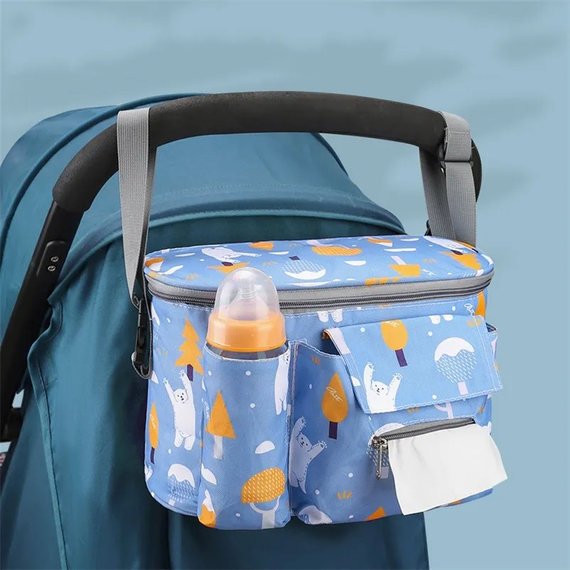 Borse per pannolini Passeggino OrganizerBag Portabottiglie Passeggino Borsa da auto per bambini Troll 220823