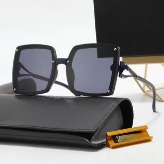 Ornamental Rectangle Adumbral Sunglasses Black Frame Driver Fashion