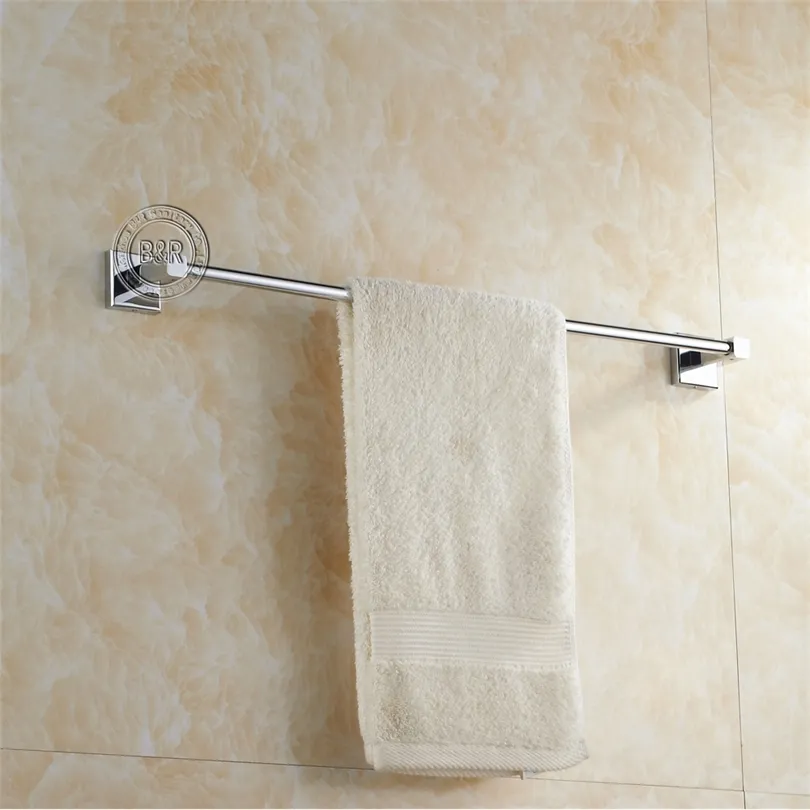 BECOLA BATH THATE RACK BAMBRUK AITAGORS Produkter Chrome Handduk Thandduk Holder BR87003 T200915