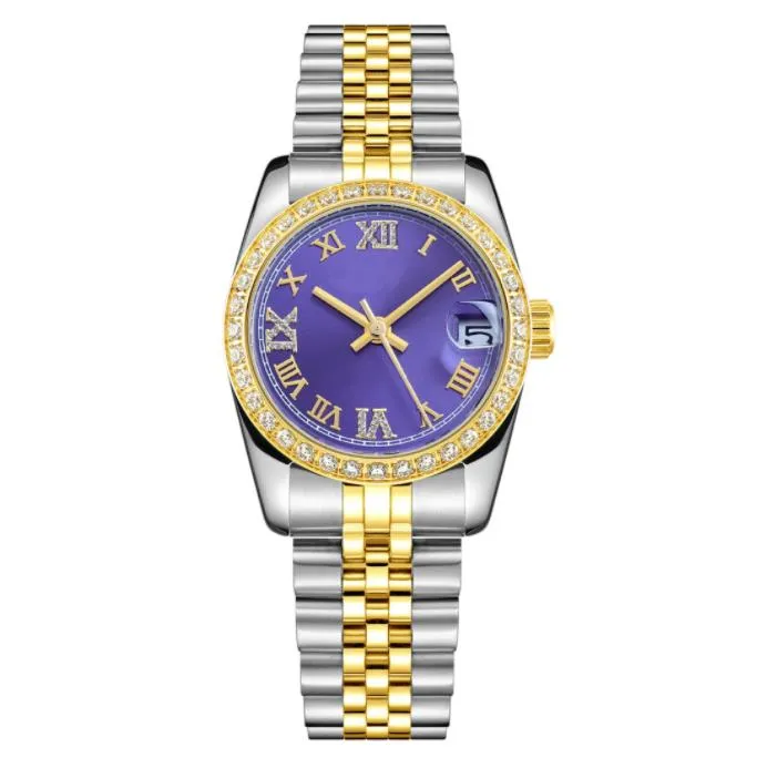 Womens Watch Luxury High Quality Diamond Watch Designer WatchSize 31mm 28mm Mechanical Quartz Stainless Steel Bracelet Diamond Bezel Premium Waterproof Watch