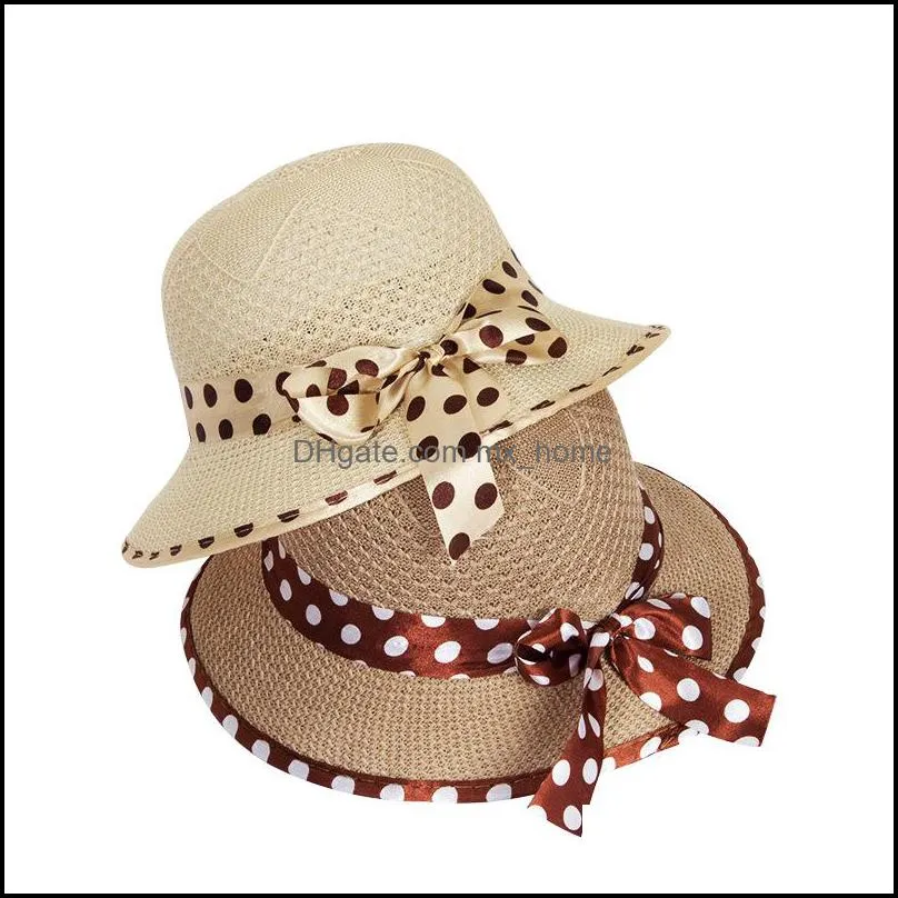 summer kids girls sunshade hats baby straw caps breathable and foldable beach sunhat children hat infants visor cap z6011