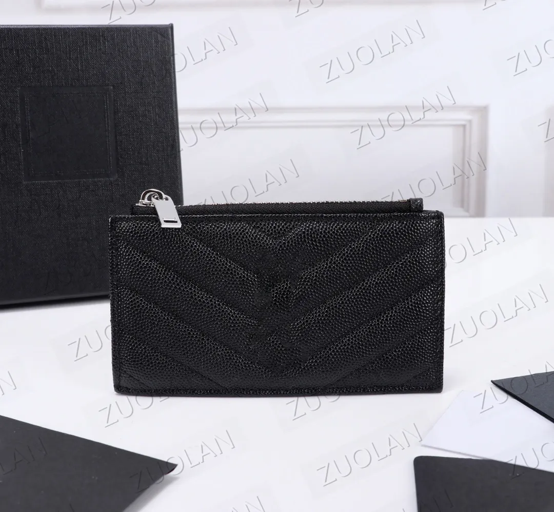 607915 Top bolsa design elegante pequeno pacote de armazenamento de pacote de carteira carteiras de negócios clip moeda estilo clássico fácil de colocar no bolso 13-8