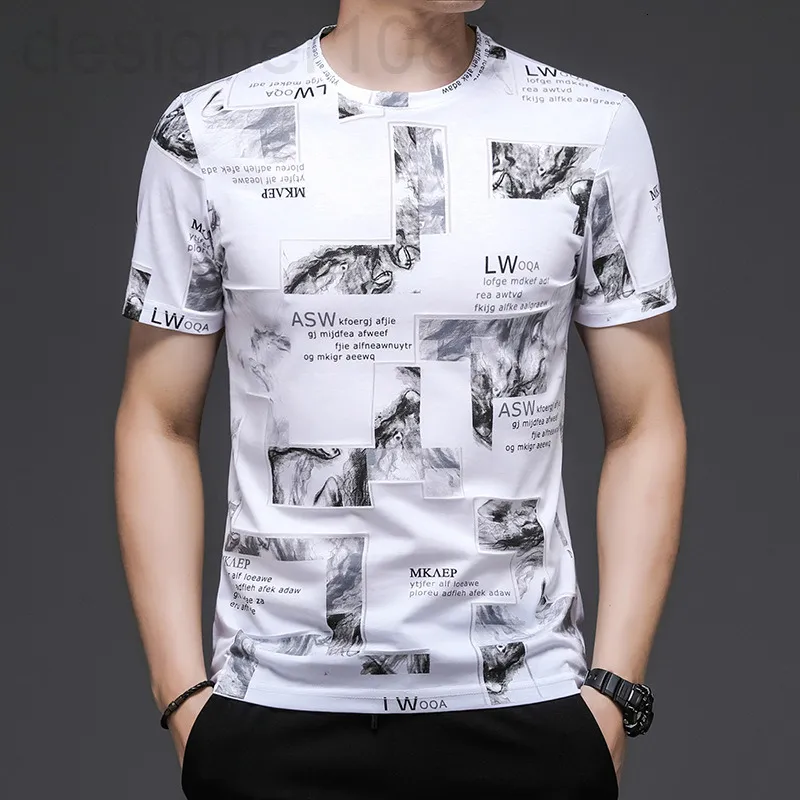 Compra Camisetas Para Hombres Diseñador 2022 Versión Coreana De Verano  Nueva Camiseta Juvenil Suelto De Dibujo Informal Barato | Entrega Rápida Y  Calidad | Es.Dhgate