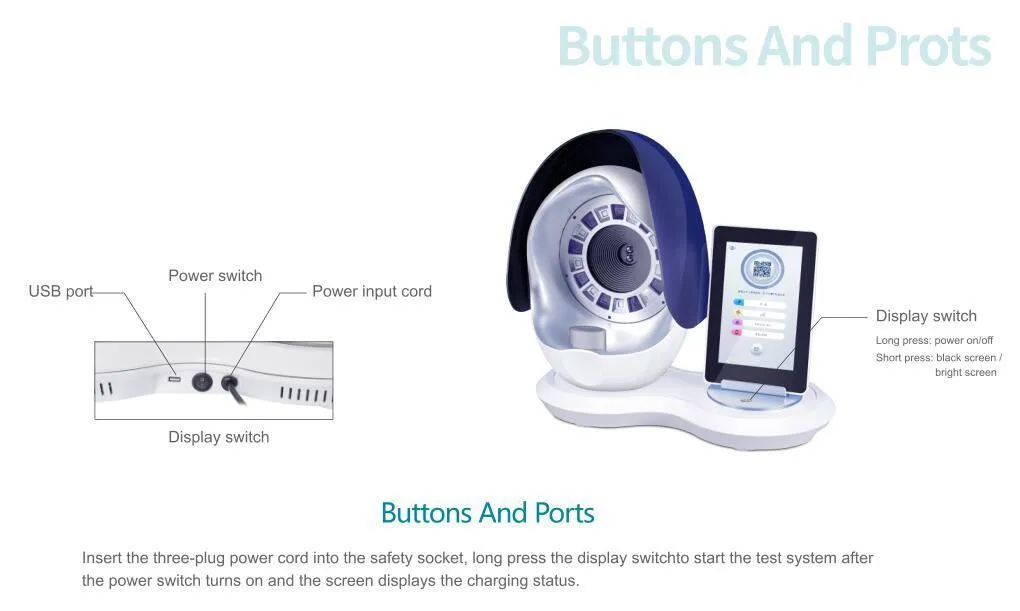 Portable 3D Facial Uv Light Camera Software Skin Analyzer Machine Beauty Salon Facial Care Tool Portable 3d facial skin analyzer machine for beauty salon - Honkay skin analysis machine professional,skin analyzer machine professional,skin analyzer,skin analyzer machine,facial skin analysis machine,skin analysis machine
