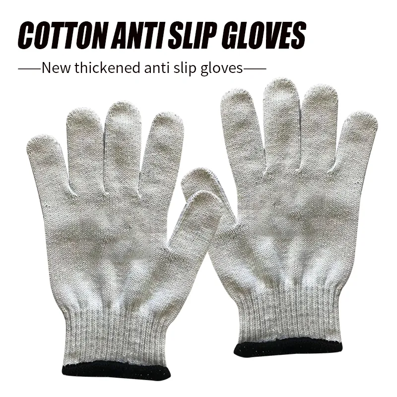 Handschuhe für Gartenlieferungen verdickter Baumwollfadenmaterial Anti -Slip und atmungsaktivem Handschutz für Innenhofarbeiten