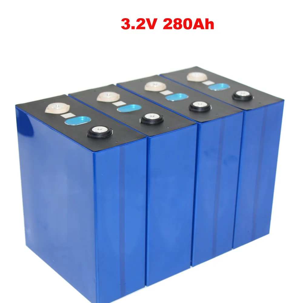 3,2 V 320 Ah 310 Ah Lifepo4-Batterie LFP-Zellen Grad A 12 V 24 V 48 V wiederaufladbarer Akku mit tiefen Zyklen und Sammelschienen für Golfwagen