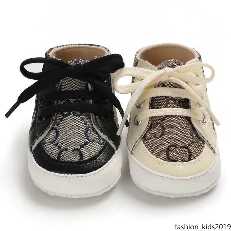 Baby Designers Shoes Newborn Kid Shoes Canvas Sneakers Baby Boy Girl Soft Sole Crib Shoes First Walkers 0-18Month