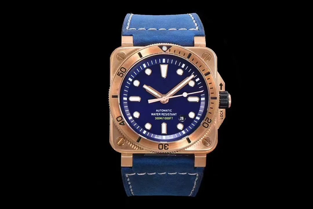 Precision Timepiece: 42mm Automatic Watch Brown Anodized Bezel