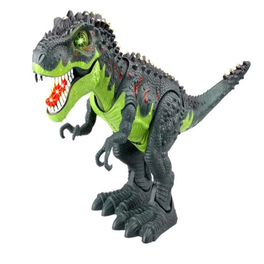 Simulated Electric Dinosaur Model Toy Tyrannosaurus Jurassic Dinosaur Model Walking Toy for Tyrannosaurus Children2356