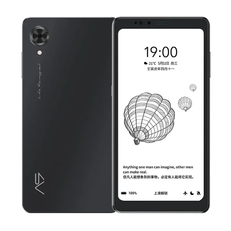 Téléphone portable d'origine Hisense A9 4G LTE Facenote Ireader Romans Ebook Eink 4 Go 6 Go de RAM 128 Go de ROM Snapdragon 662 Android 6.1 "Écran Face ID Fingerprint Smart Cellphone