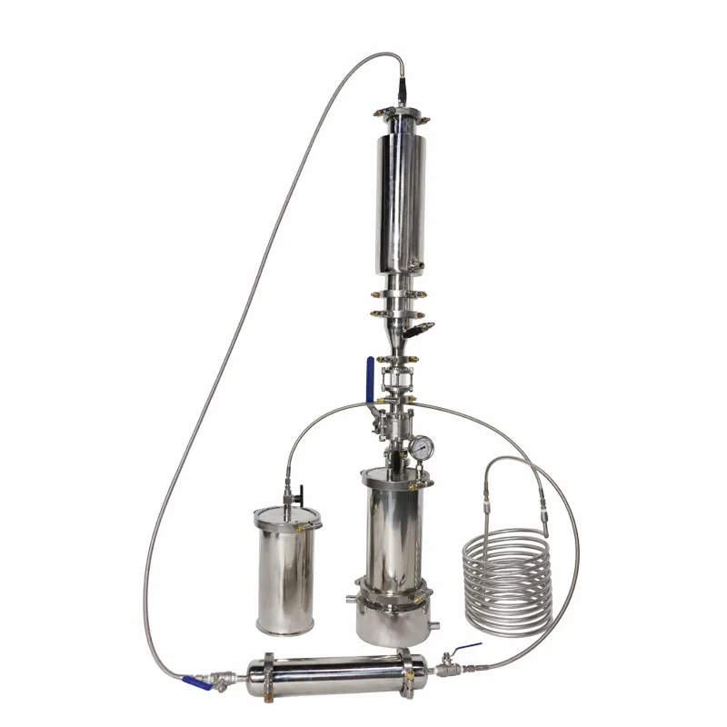ZZKD Lab Supplies 1LB Closed Loop Extractor Turnkey Small 1pound BHO Extraction Stainless Steel Vaccum Chamber
