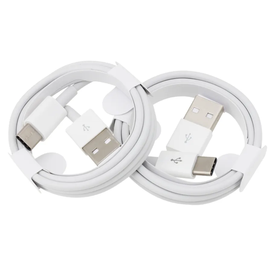 Cabos de carregamento de 1m tipo C Micro USB Sync Data Cable Work Fio de carregamento rápido para Samsung S7 S8 S9 Xiaomi LG HTC Phones