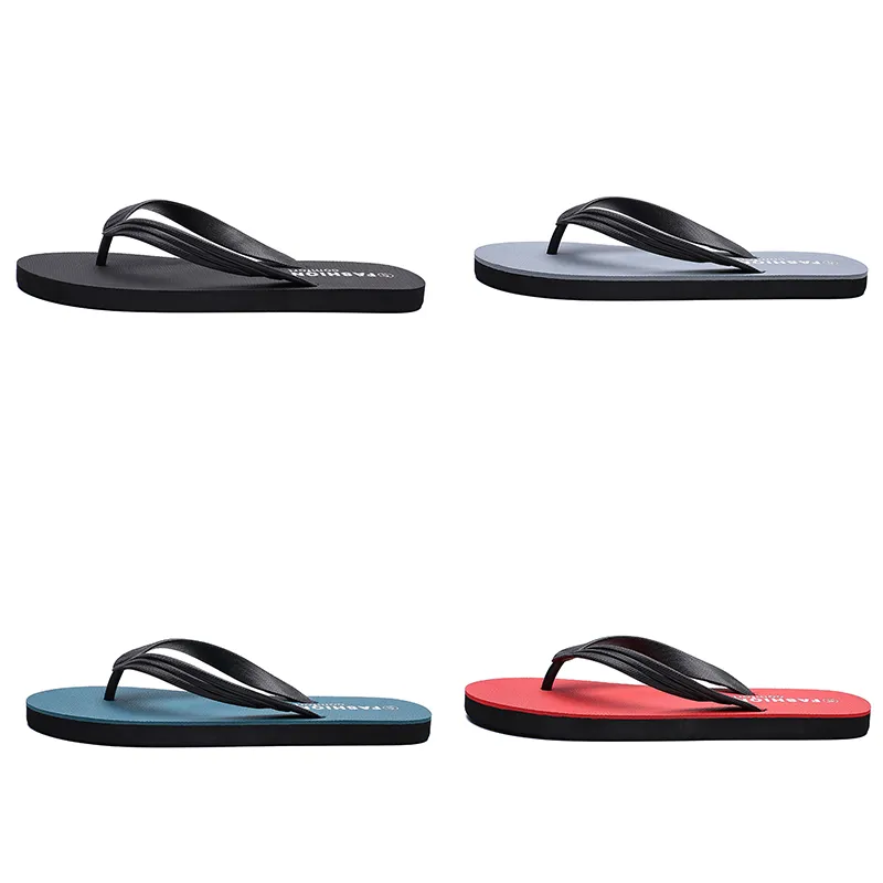 män glida mode toffel klassiker svart blå casual strandskor hotell flip flops sommar rabatt pris utomhus mens tofflor