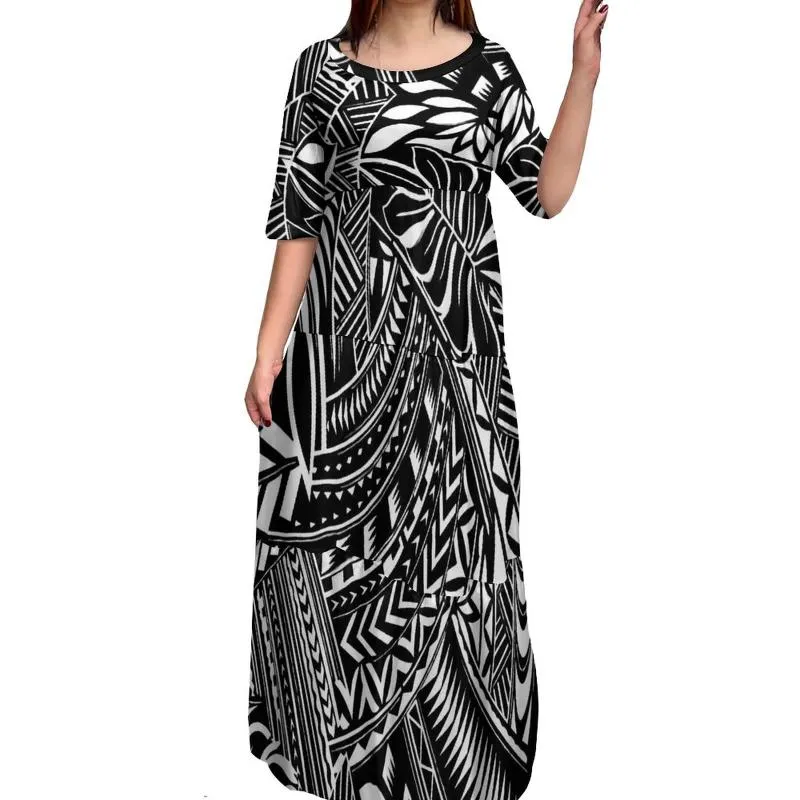 cotton maxi dress women Royal Blue Cotton Poplin A-Line Deep Neck Maxi Tier Dress 44