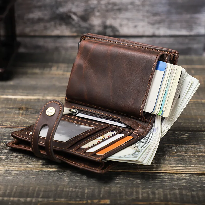 New Design Billfold Business Mens Purse Real Leather Men Travel Wallet Case  - China Mini Wallet and Designer Wallet price | Made-in-China.com