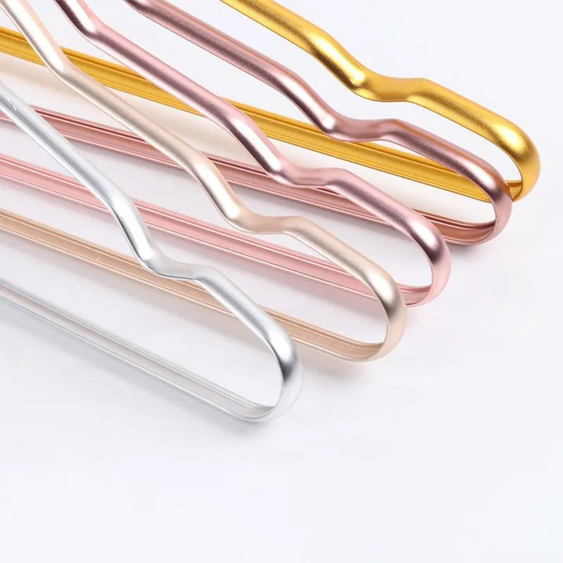 1.2cm Clothes Hangers Non Slip Dry And Wet Rack Aluminium Alloy Clothing Support No Fading Multi Color Options 2 2sf G2