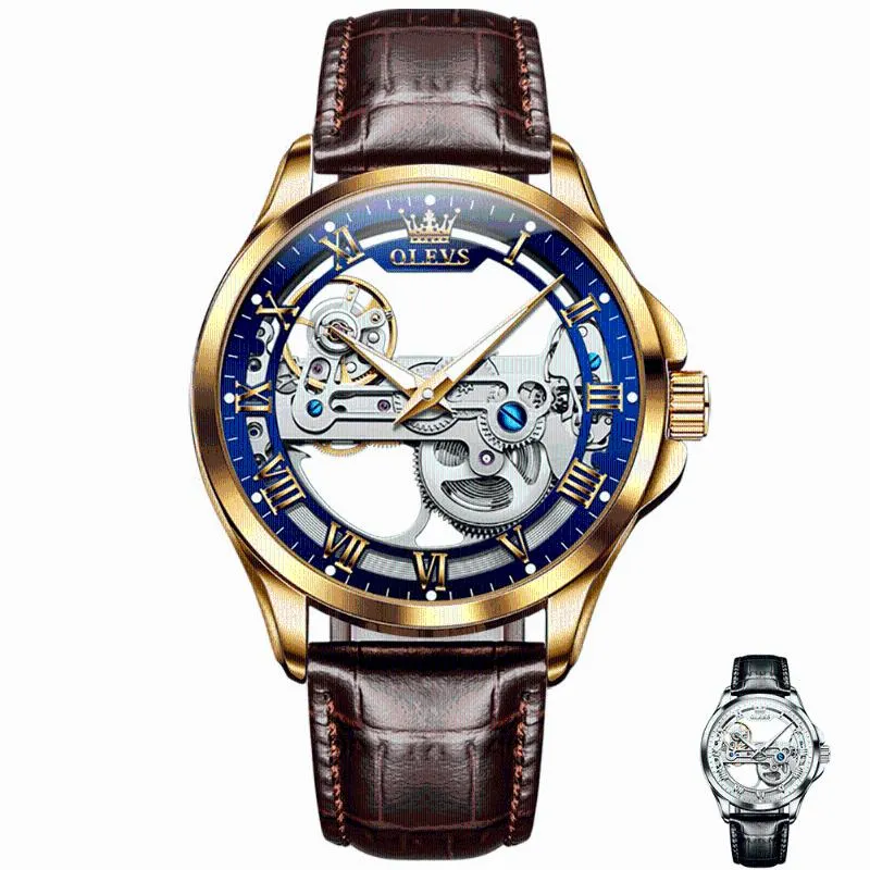 Orologi da polso Orologio di marca Meccanico completamente automatico da uomo Impermeabile Hollow Fashion Luminoso Boyfriend GiftOrologi da polso