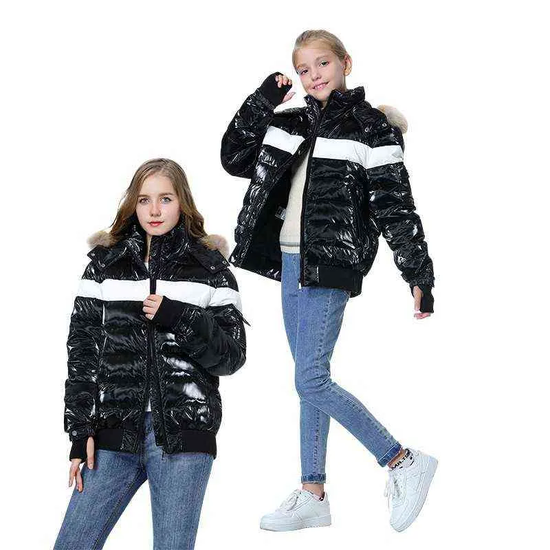 Orangemom Brand Teenager Winter Coat White Duck Down Children Coat For 8Y Adult Boys Girls Clothes Warm Down Parka Mom And Dad J220718