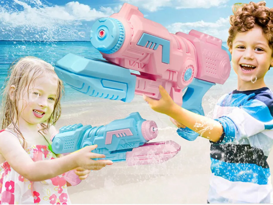 Zomer kinderen volwassen speelgoed strand water spelen luchtdruk waterpistool buiten drifting plastic pull-out groothandel geschenken