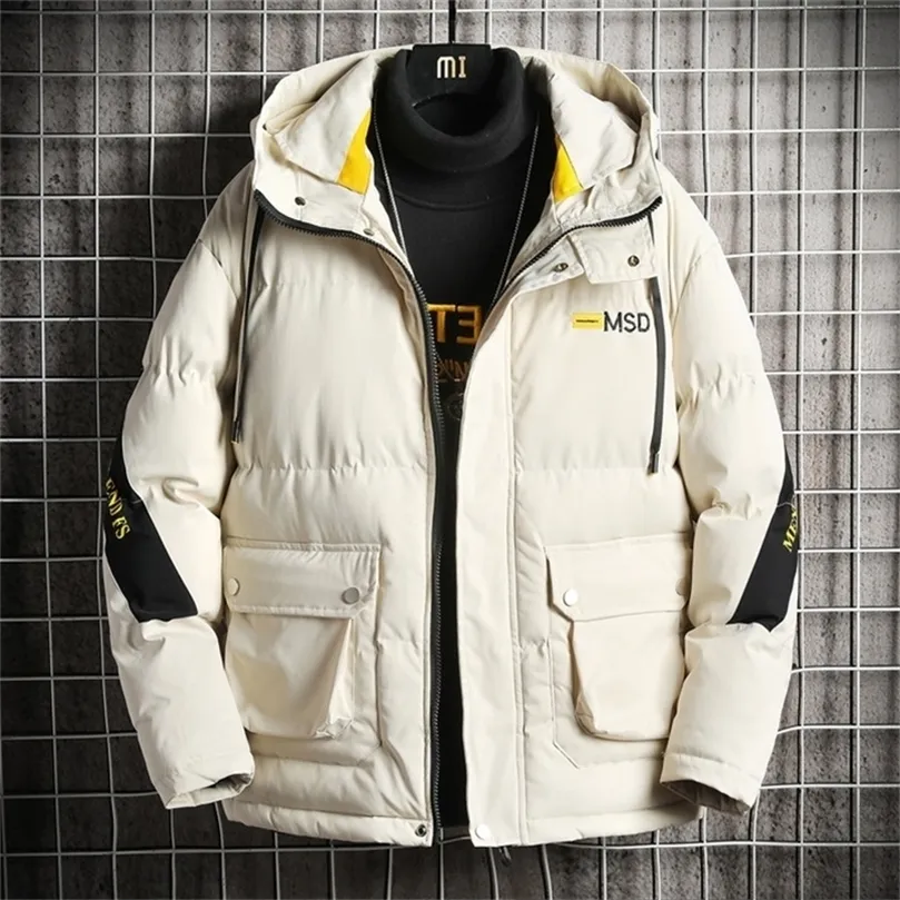 Winter Lagen Men Streetwear Brand Parks Coats Men High Street Jacket Dik Warm Kleding Male mode Winterjas 201127