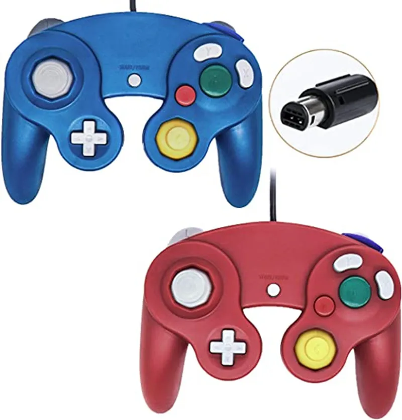 Wired Classic Game NGC -controllers voor Gamecube Nintendo Switch Wii Nintendo Super Smash Bros Ultimate met turbo -functie DHL