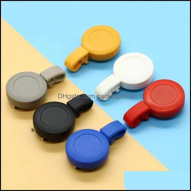 scrub easy to pull buckle round chest buckle retractable badge id name tag card badges holder reels office supplies