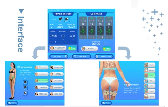 Pneumatic Shockwave Physiotherapy Criolipolysis Slimming Machine 2 in 1 Cool Pads Fat Freezing Extracorporeal Shock Wave Therapy Equipment For Pain Relief Pneumatic shock wave machine physiotherapy pain relief - Honkay shockwave therapy machine,shockwave therapy,shock wave therapy device,shock wave,shockwave therapy machine