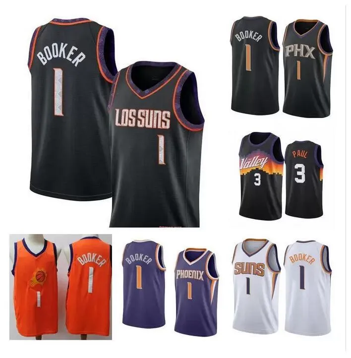Devin Booker Chris Paul Basketball Jersey;Swing Players Sew And