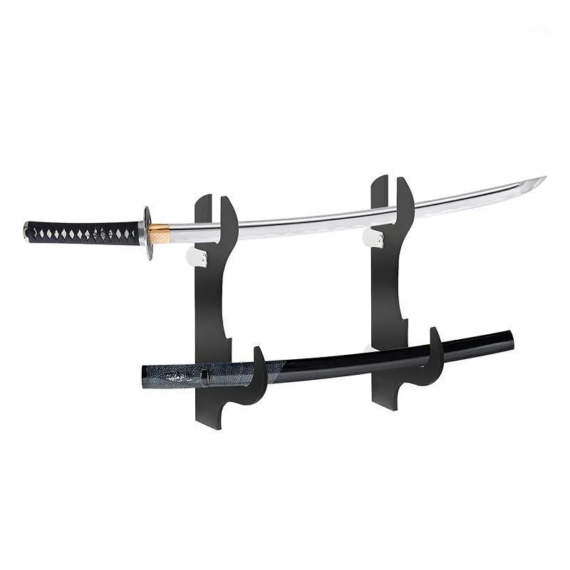 Tillbehör Justerbar Easy Installation Sword Display Stand Double Layer Robust Vattentät Slitstarkt Hängare Hemma