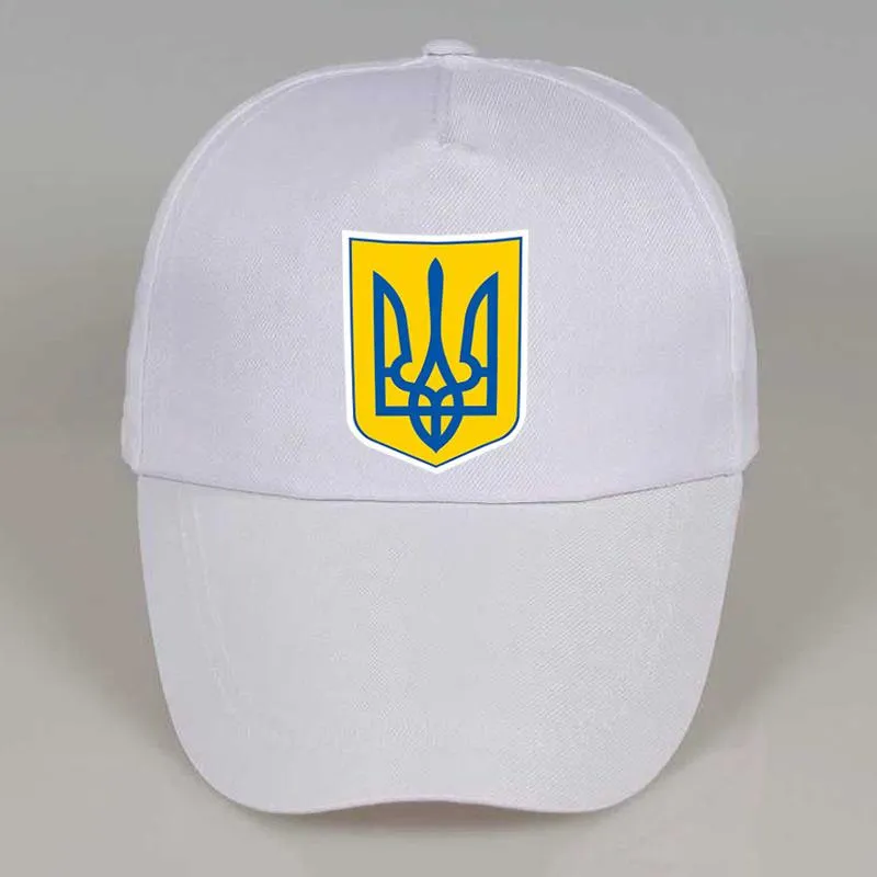 Ukraine Baseball Cap Custom Made Name Number Team Logo Hat Ukr Country Travel Ukrainian Nation Ukrayina Flag Headgear WH0544