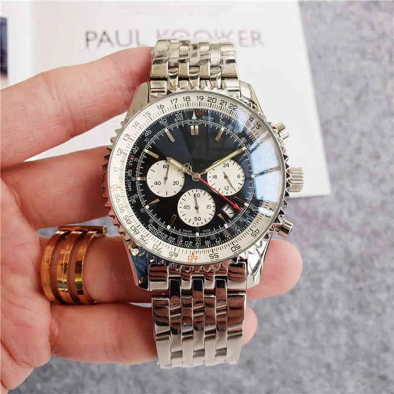 Luxury Watches for Men Mechanics Wristwatch Six Pin Fashion Century Watch Steel Band Leisure Designer KSW7