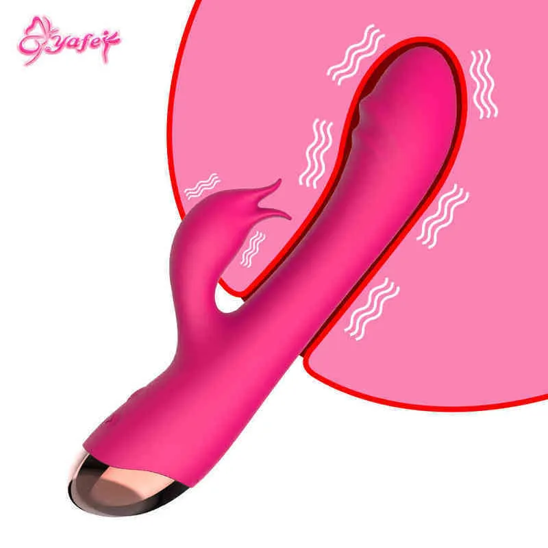 NXY Vibratörler Güçlü Yapay Penis Tavşan Vibratör Kadınlar Için Klitoris Stimülasyon 10 Hızlar G-Spot Kadın Masaj Seks Oyuncakları Yetişkinler 18 0216